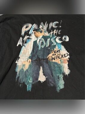 Panic at the Disco T-Shirt Pray for the Wicked Band Tee Adult XL Black